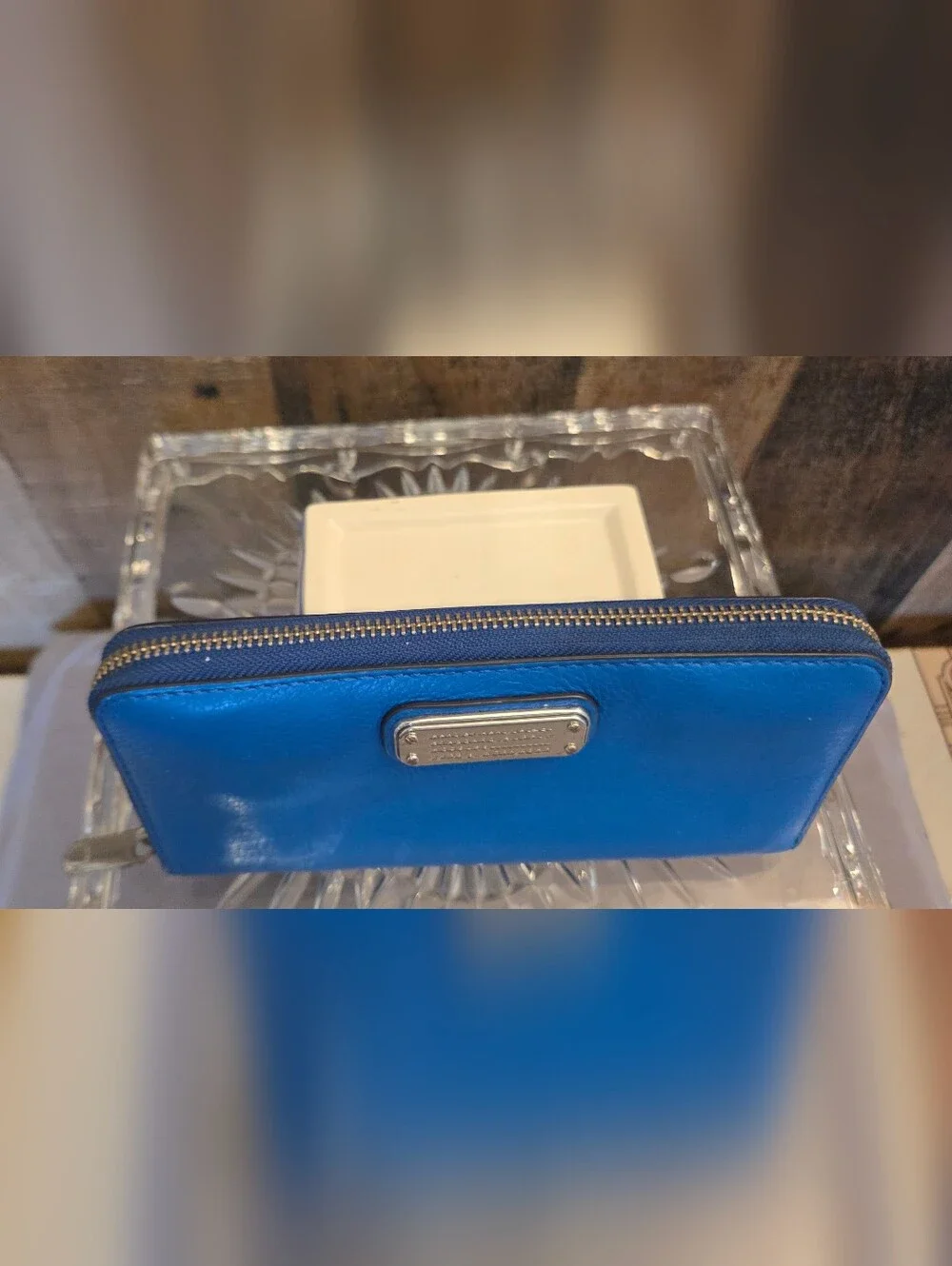 Marc by Marc Jacobs Q Slim Ziparound Wallet, Salton Sea Blue